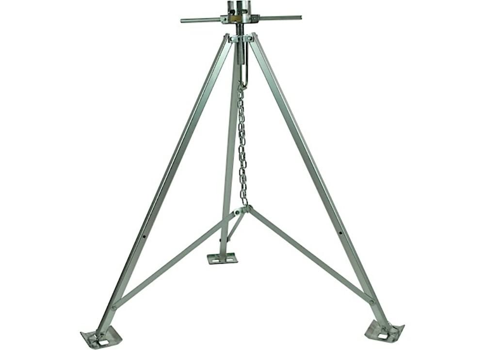 Ultra-Fab Products 19-950200 Aluminum King Pin Tripod Stabilizer - Heavy Duty Trailer Stabilizer for RV, Camper, and Travel Trailers - Reduce Sway and Movement for a Stable Camping Experience