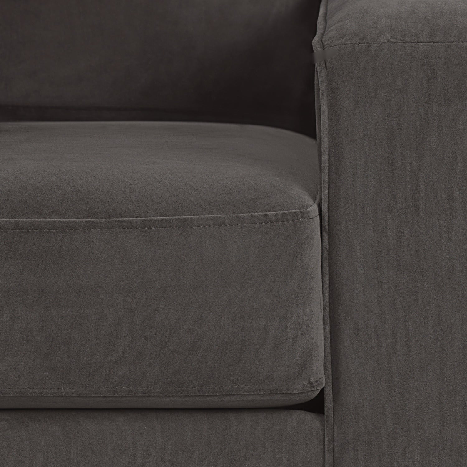 Ciara Sofa in Ash - Modern Comfort for Living Room, Lounge & Office - Durable & Stylish Upholstered Furniture