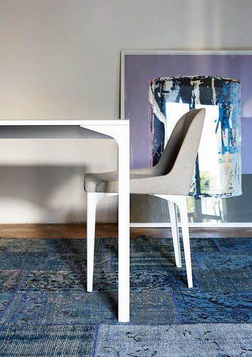 Midj Armando Modern Dining Table - Solid Wood Kitchen Table for 6 - Perfect for Family Dinners & Entertaining Guests