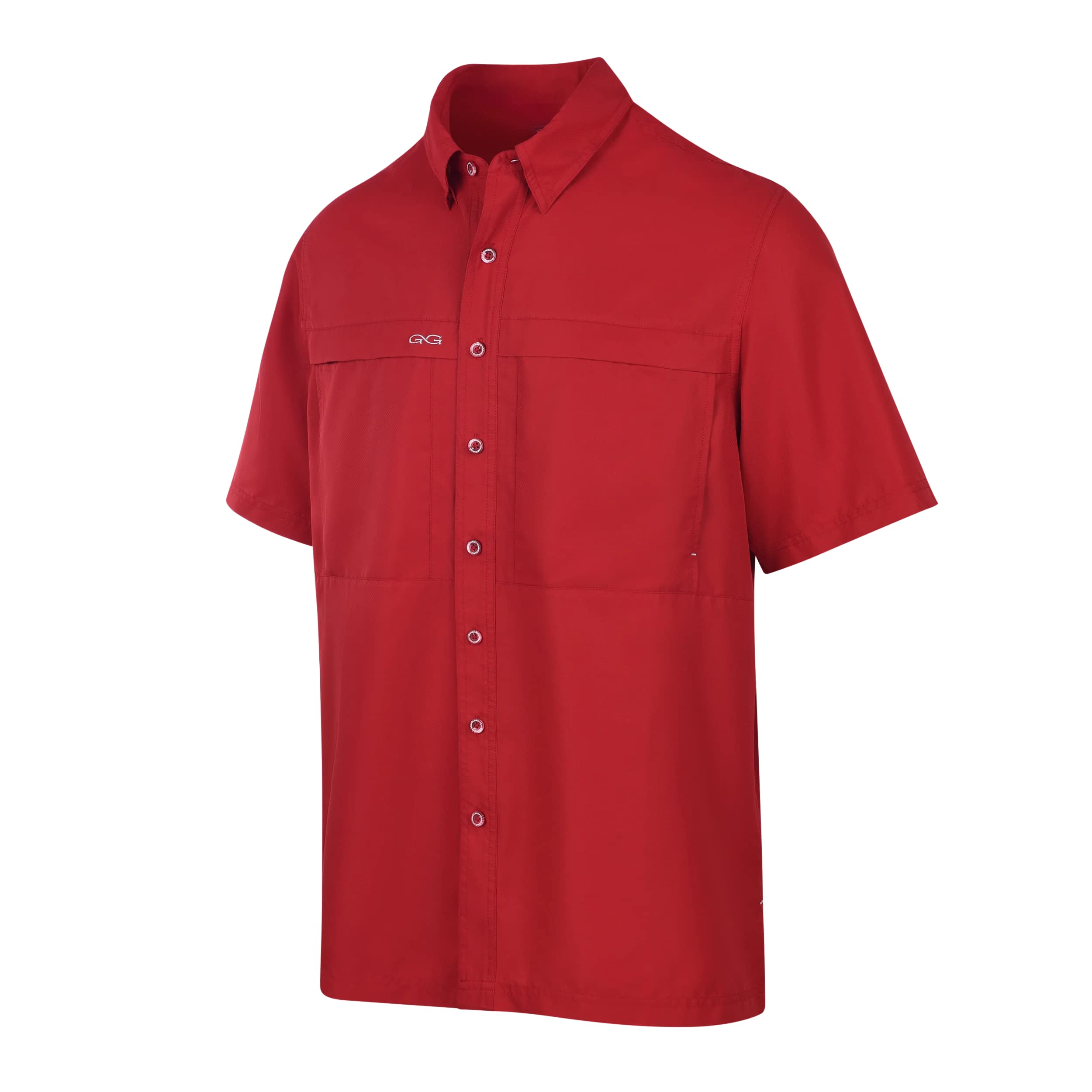 GameGuard Crimson Microfiber Shirt - Lightweight, Breathable & Moisture-Wicking Performance Shirt for Gaming & Outdoor Activities | Perfect for Esports, Hiking & Workouts