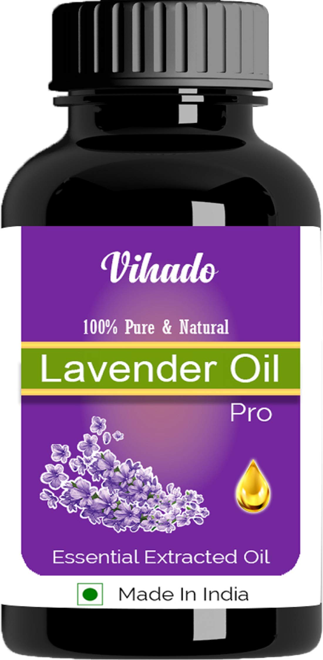 Pure Lavender Essential Oil 15ml - 100% Natural Aromatherapy Oil for Relaxation, Sleep & Stress Relief | Perfect for Diffusers, Massage & Skin Care