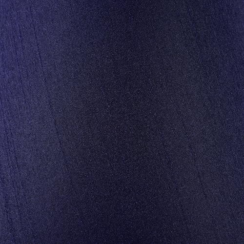 Blue-bamboo faux silk