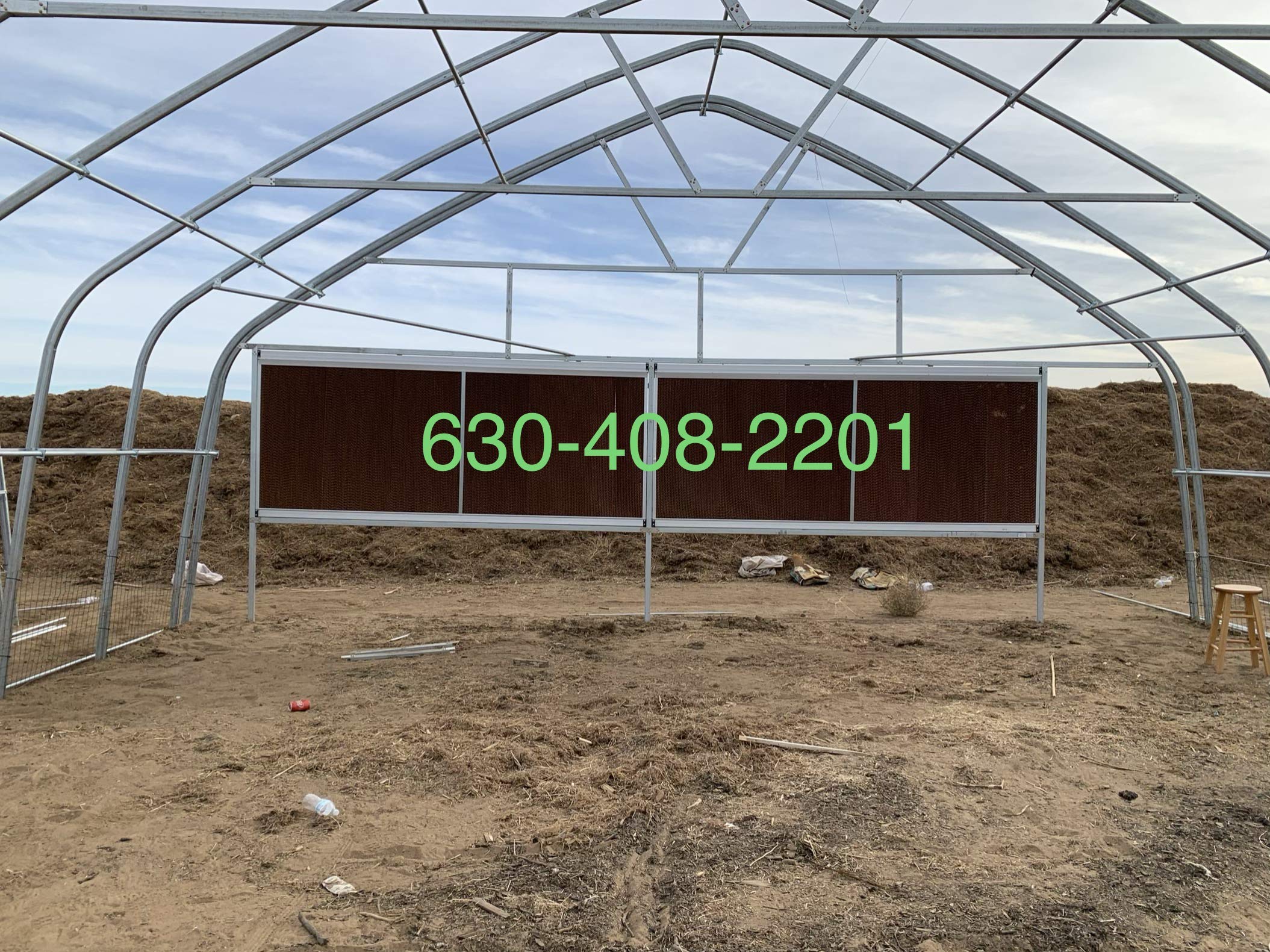 24 Inch Light Deprivation Greenhouse Cover - Breathable Wall with Max-Flow Ventilation, 100% Light Blocking, Pre-Assembled - Perfect for Indoor Grow Rooms & Hydroponic Systems (Compatible with 24