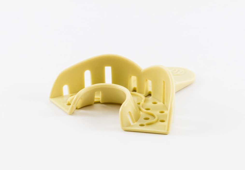 House Brand Dental Grillz - Lower Anterior Teeth Plastic Mold Impression Trays (10-12/Bag) for Perfect Teeth Impressions | Ideal for Dentists, Orthodontists & Dental Labs
