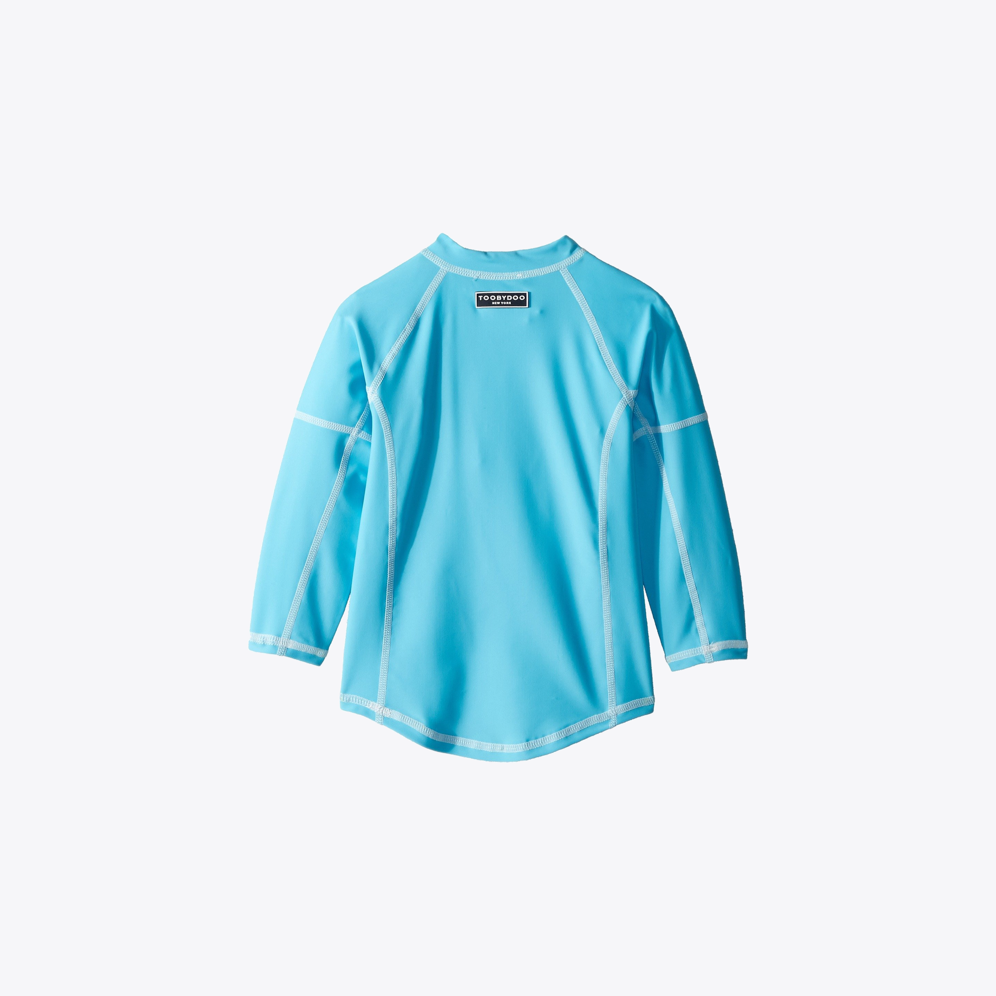 Men's UPF 50+ Rashguard Long Sleeve Swim Shirt - Cape Aqua Color for Surfing, Swimming & Sun Protection