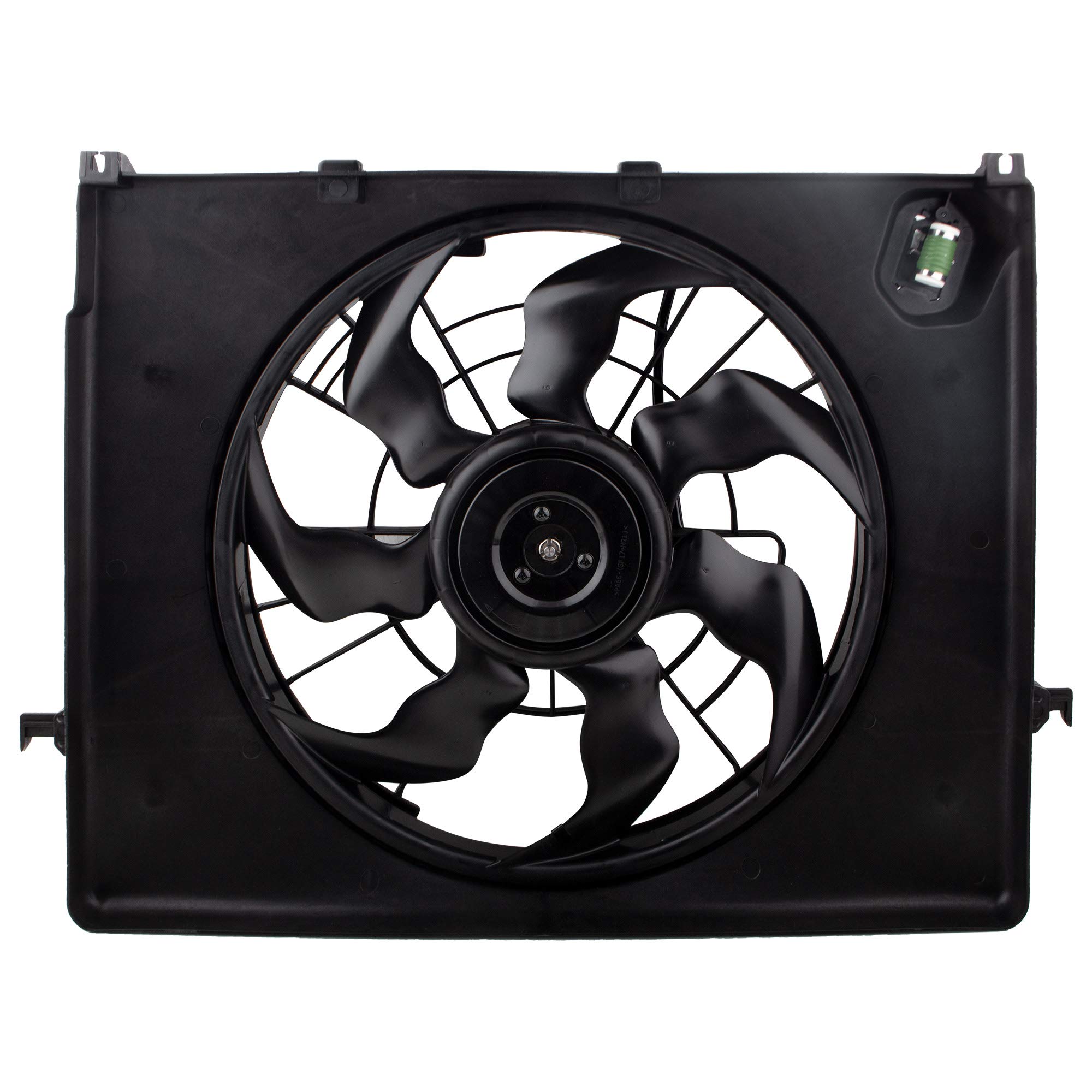 Hyundai Sonata 2011-2012 & Kia Optima 2011-2014 2.4L Radiator Condenser Cooling Fan Assembly - Replaces 253803Q170 KI3115136 622630 - Perfect for Engine Overheating Prevention & Summer Driving