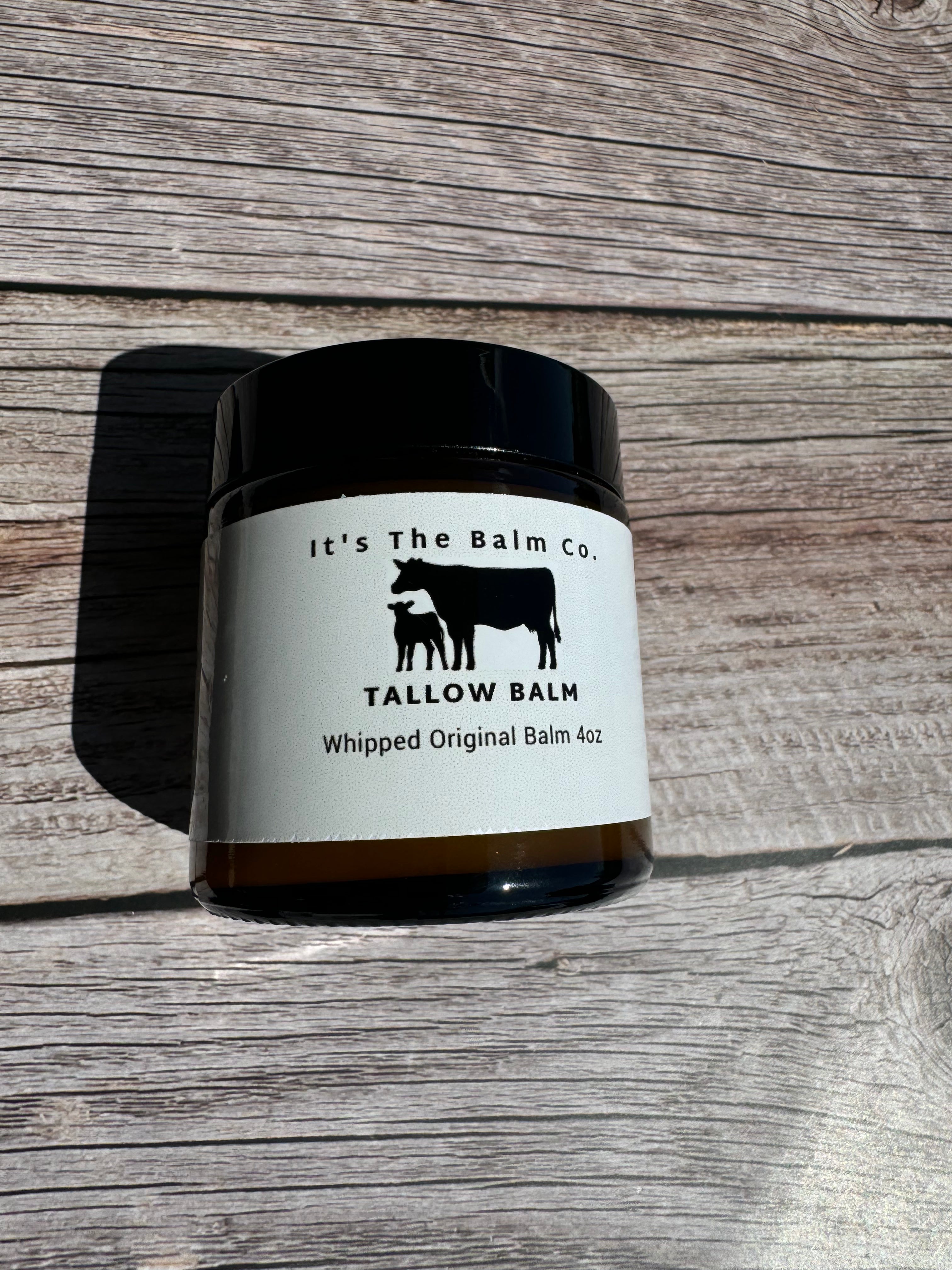 4oz Whipped Original Tallow Balm - USDA Organic, All-Natural Skincare for Dry Skin, Face & Body - Perfect for Moisturizing, Healing & Anti-Aging - Ideal for Daily Use, Eczema & Sensitive Skin Care