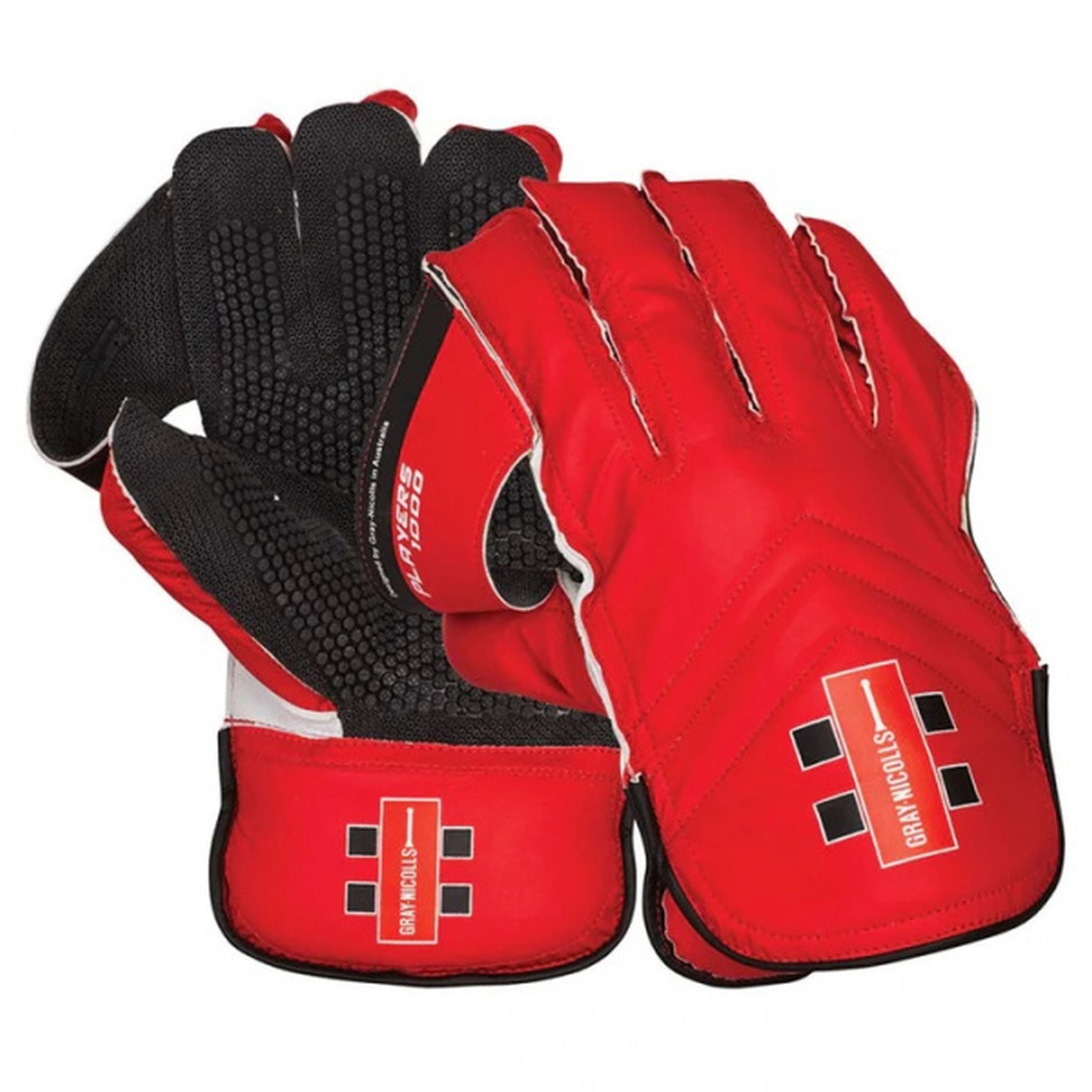 Gray Nicolls Players 1000 Adult Cricket Wicket Keeping Gloves - Professional Quality for Wicket Keepers | Perfect for Matches & Training Sessions