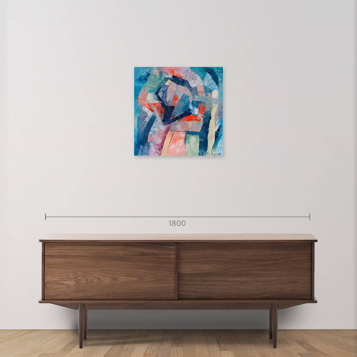 Stratigraphic Composition No.6 - Abstract Wall Art for Modern Home & Office Decor | Perfect for Living Room, Bedroom or Workspace