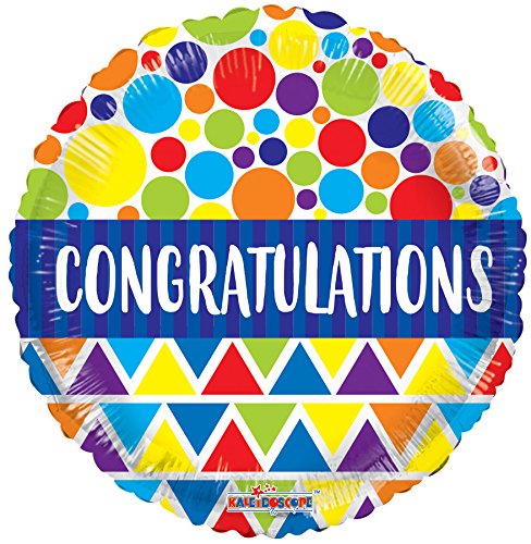 18 Inch Bulk Mylar Balloons (5 Pack) - Perfect for Birthday Parties, Graduations & Celebrations