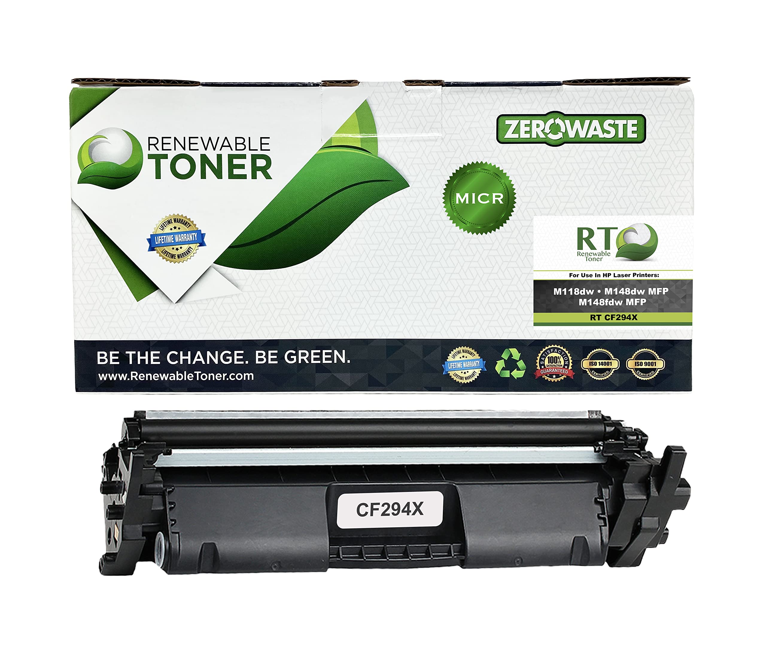 High Yield HP 94X CF294X MICR Toner Cartridge Replacement - Compatible with HP M118dw, M148dw, M148fdw, M149dw Printers | Check Printing for Business & Banking | 94A CF294A Refill for HP LaserJet Printers