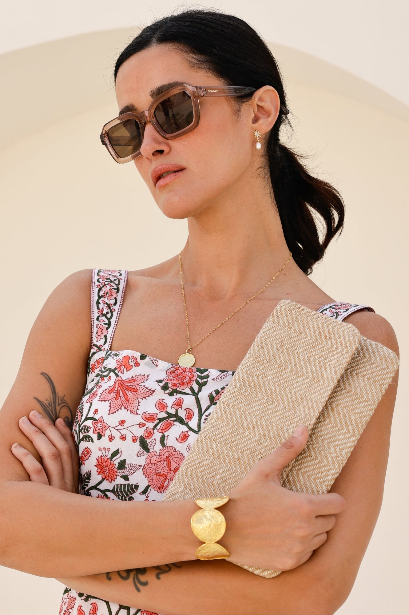 Florida Necklace | Elegant Gold Pendant for Women | Perfect for Beach Vacations & Summer Outfits