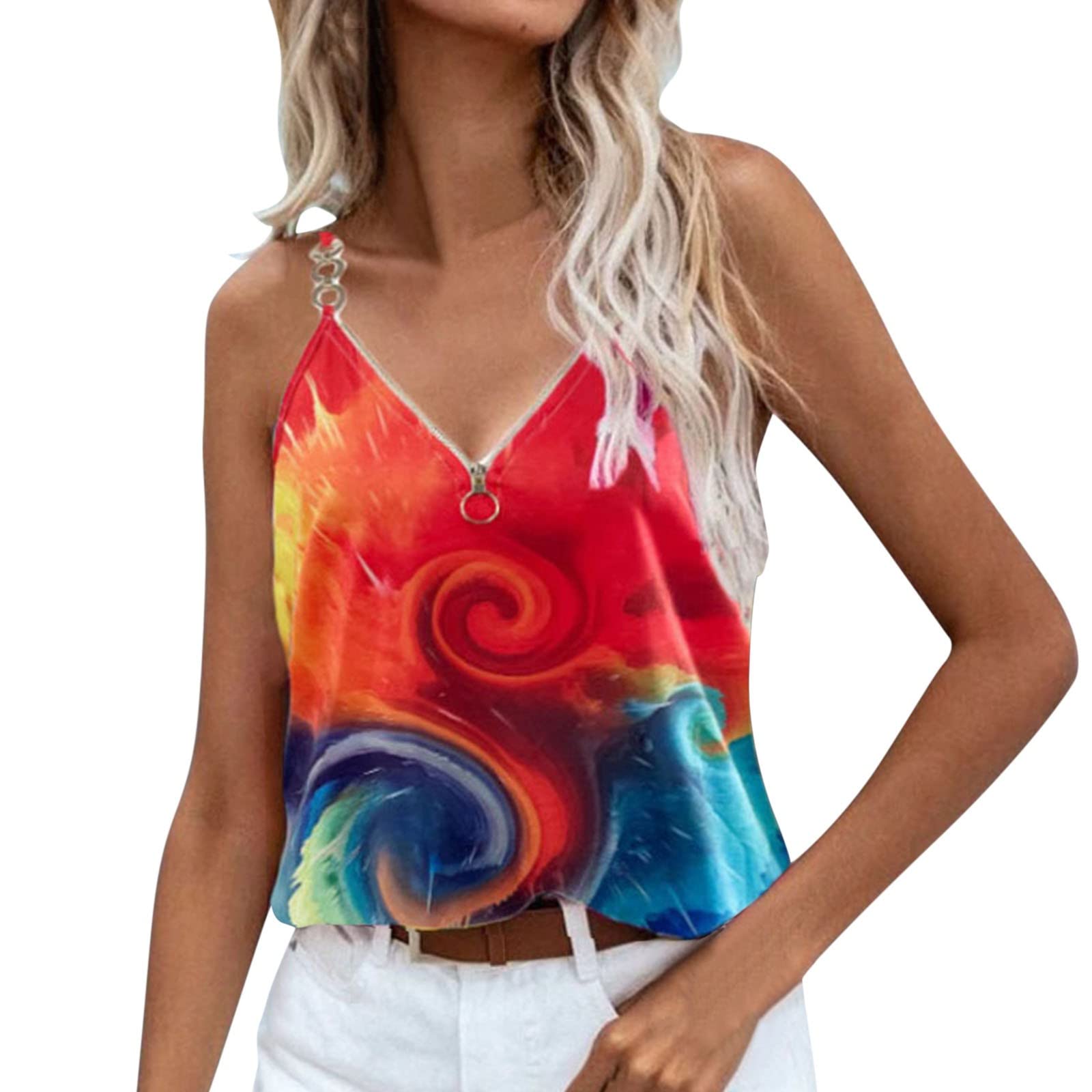 Women's Dressy Tank Tops - Sexy Summer Casual Beach Shirts, Loose Fit Comfort Trendy Tops for Women | Perfect for Beach Outings, Vacations & Summer Fashion