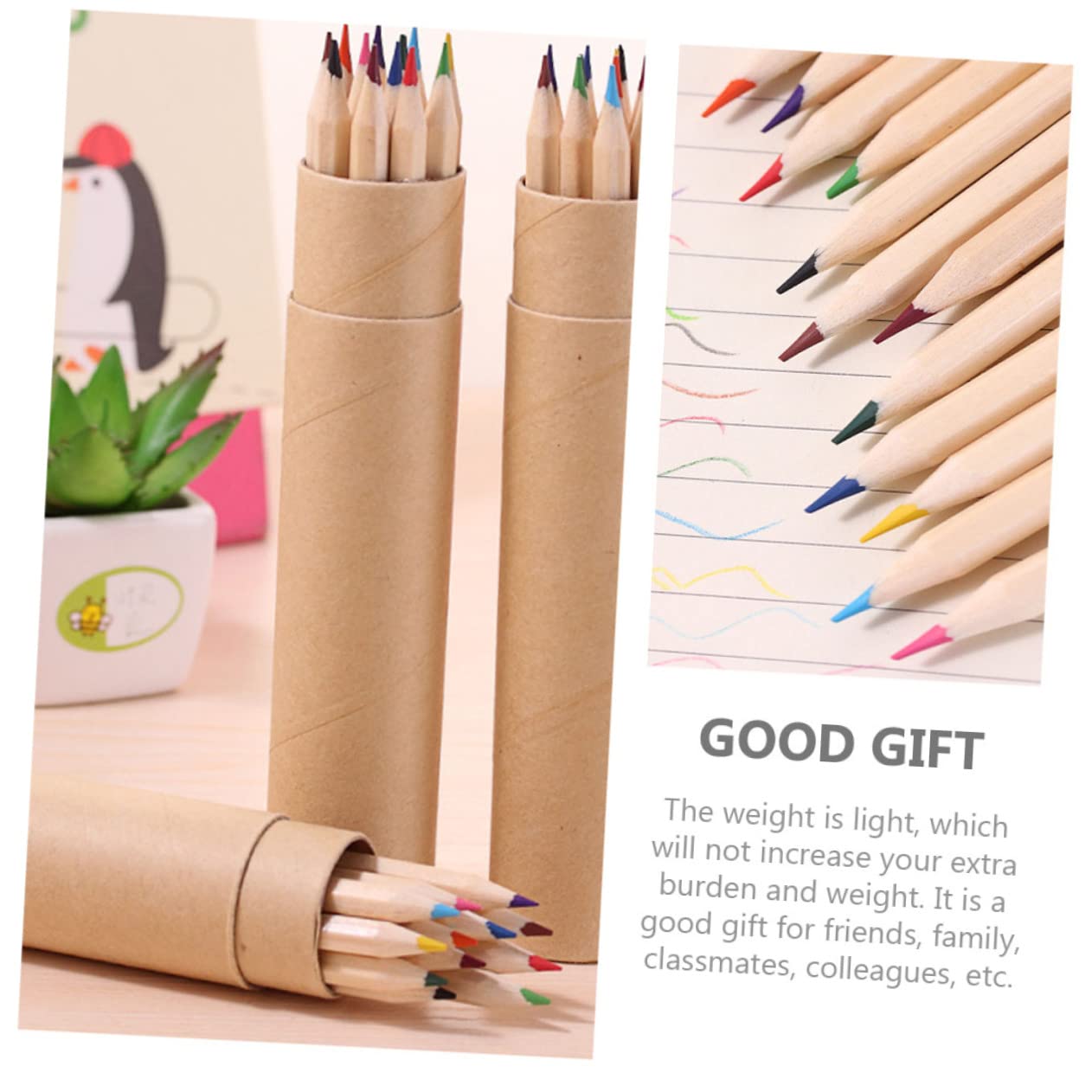 48-Piece Professional Colored Pencils Set - Vibrant Art Sketching Pencils for Drawing, Coloring & Shading | Perfect for Artists, Students & DIY Crafts | Wooden Case Included