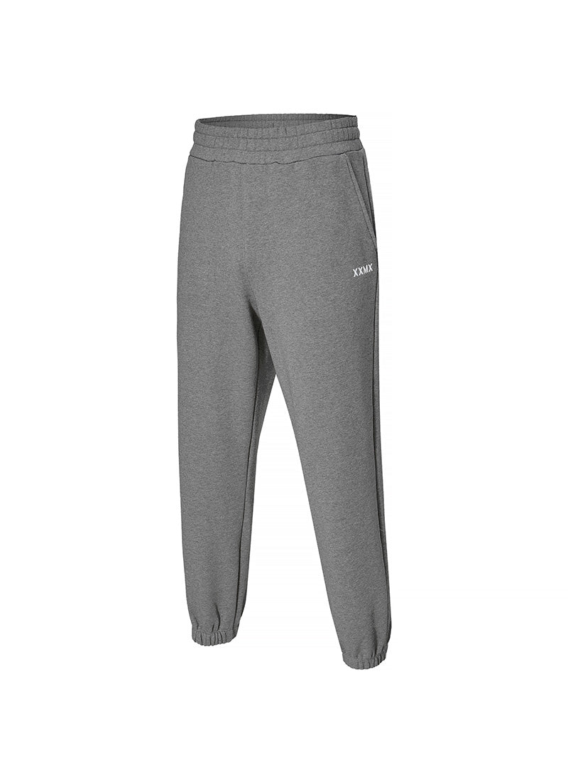 French Terry Loose Fit Jogger Pants for Men - Comfortable Casual Sweatpants with Elastic Waist & Pockets - Perfect for Lounge, Workout & Travel