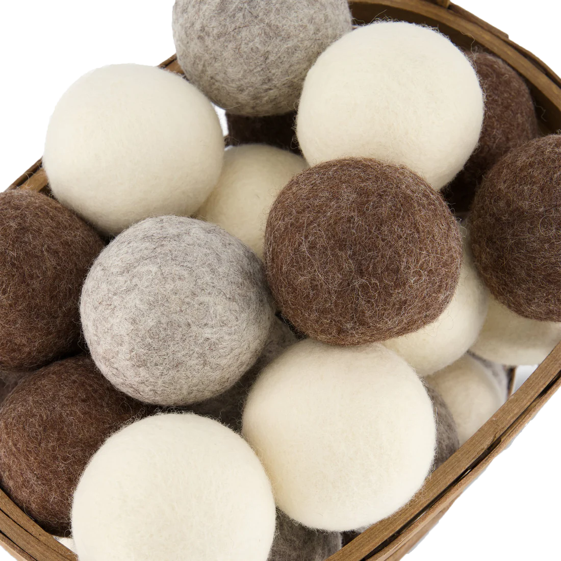 Eco-Friendly Wool Dryer Balls - 100% Natural Fabric Softener, Reusable & Chemical-Free for Laundry - Perfect for Softening Clothes, Reducing Static & Drying Time (6-Pack) - Ideal for Eco-Conscious Homes & Sustainable Living