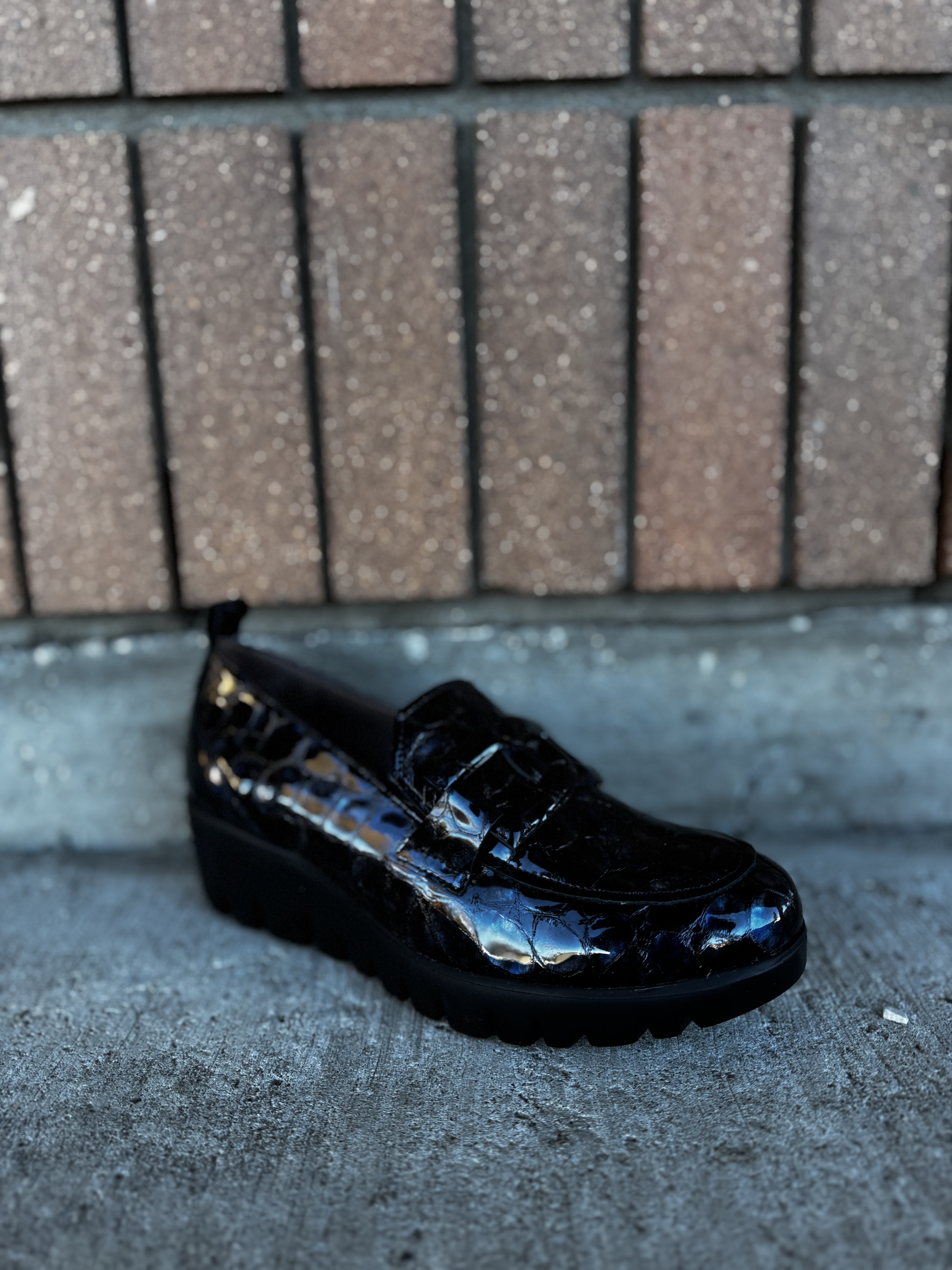 Stylish C33303 Navy Blue Loafer Wedge Shoes for Women - Comfortable & Fashionable Casual Footwear for Work, Office, and Everyday Wear