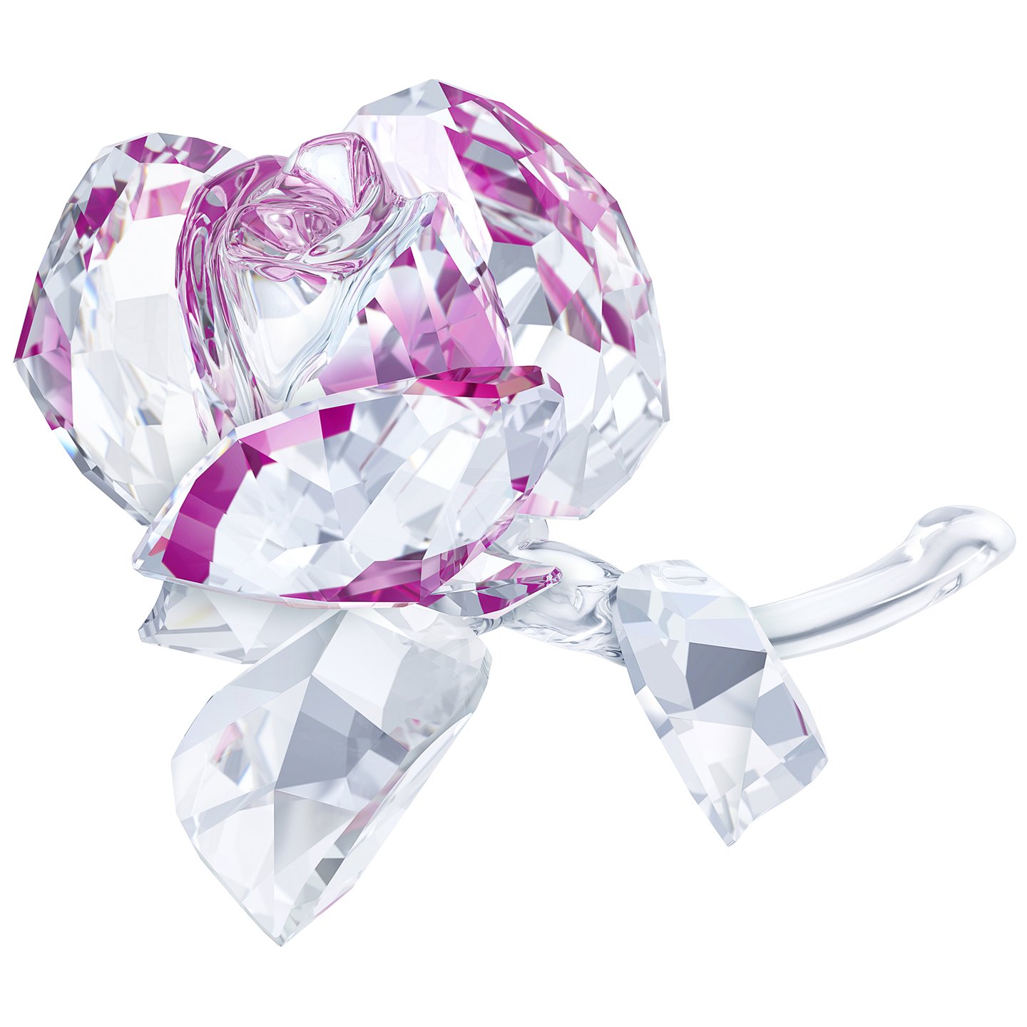 Swarovski Blossoming Rose SW5248878 Crystal Jewelry - Elegant Rose Pendant Necklace for Women, Perfect Gift for Valentine's Day, Anniversary & Special Occasions