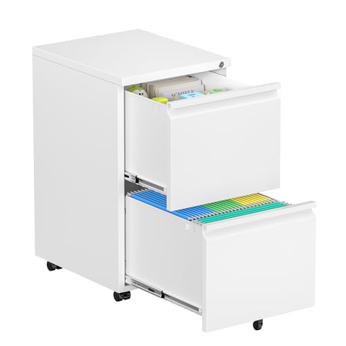 White-2 Drawer Wheels