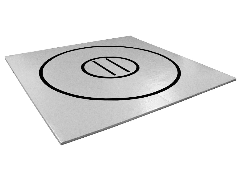 Gray with Black Circles
