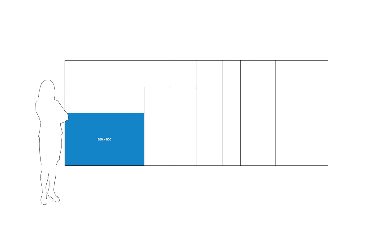 Vision Slim Magnetic Whiteboard 36