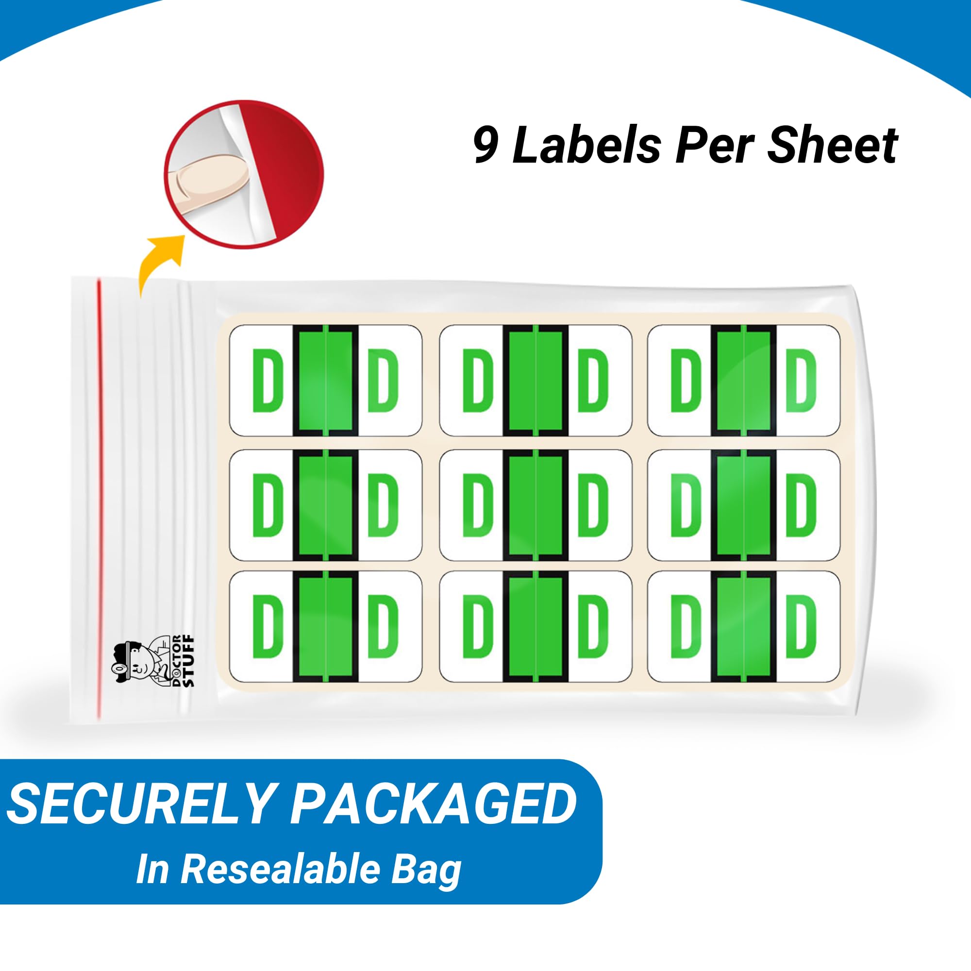 Alphabet Labels for File Folders - Complete A to Z & Mc Set with 225 Stickers per Letter (6075 Total), Compatible with Jeter/TAB 5100 - JRAM Series | Office Organization, Medical Records, School Supplies, Library Filing System