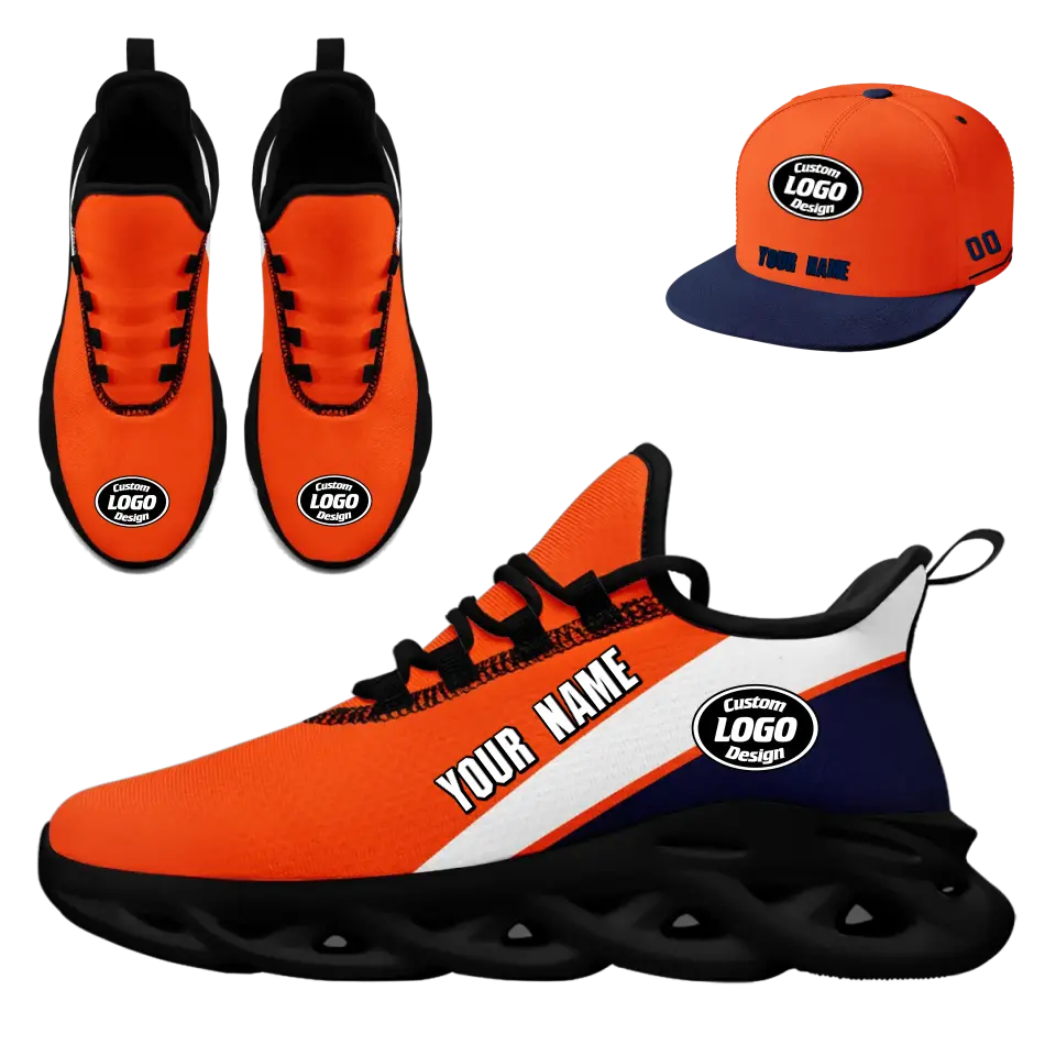 Custom Maxsoul Sneaker & Hat Combo - Personalized Athletic Shoes & Apparel Set for Gifts, Brand Promotions, Fan Festivals & Events - Perfect for Sports Enthusiasts & Corporate Giveaways