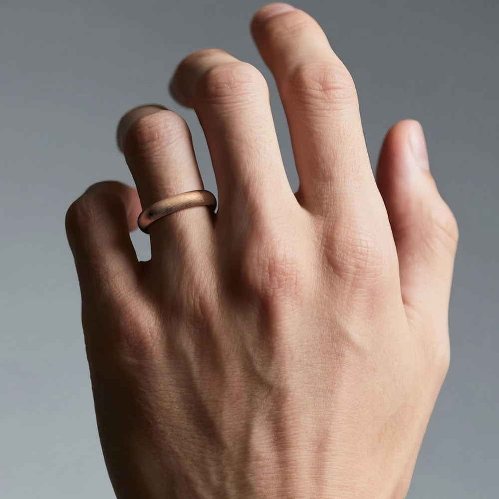 6mm Classic Matte Finish Men's Wedding Band Ring - Comfort Fit Tungsten Carbide Wedding Ring for Men - Perfect for Engagements, Weddings & Anniversaries