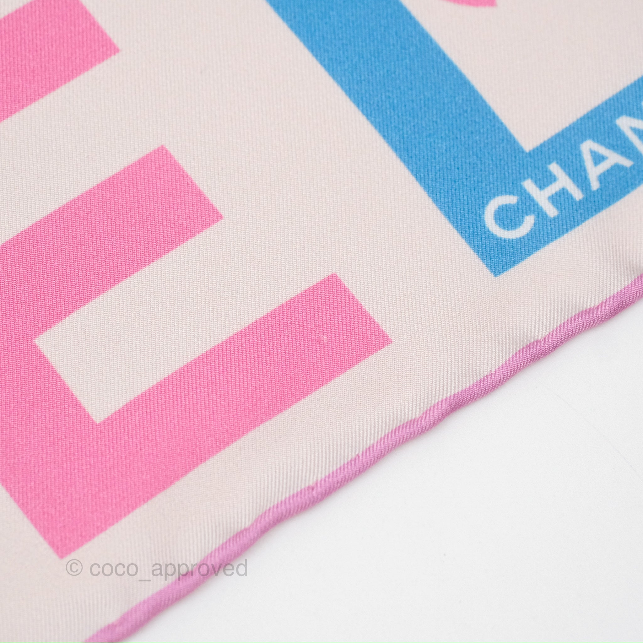 Chanel CC Logo Silk Square Scarf 90 - Luxury Fashion Accessory for Women, Perfect for Elegant Outfits & Special Occasions