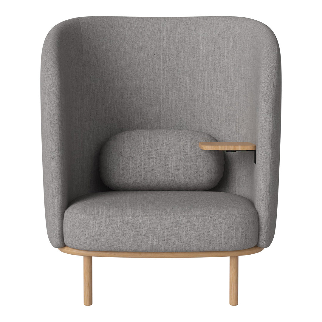 Fuuga Nesting Armchair with Table - Space Saving Modern Lounge Chair for Small Apartments, Living Room, and Office - Perfect for Relaxing, Reading, and Entertaining Guests