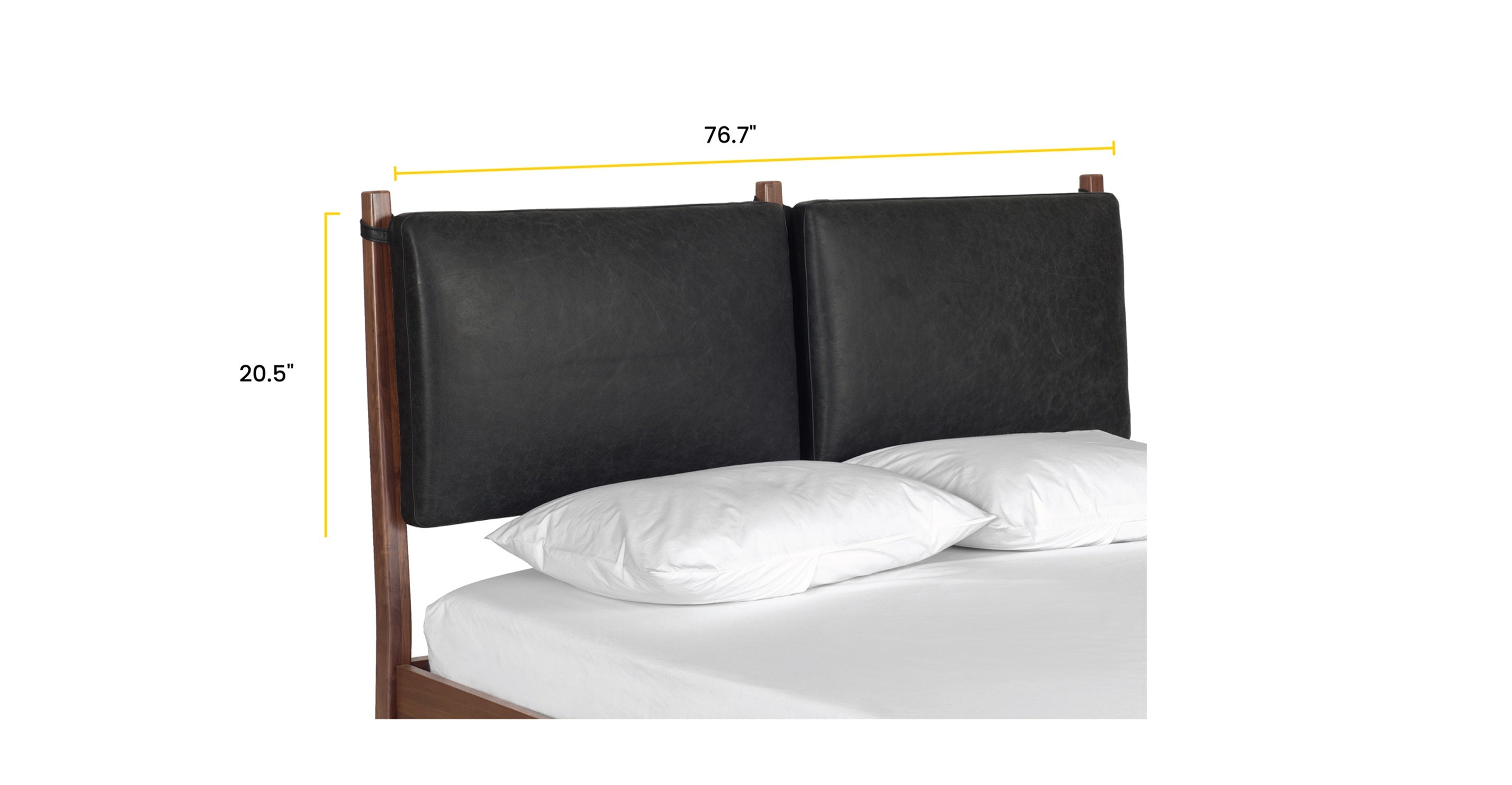 Truro Bed Headboard Cushion Set - Soft Upholstered Backrest Pillows for Bedroom, Queen/King Size - Perfect for Reading, Relaxing & Enhancing Bedroom Decor