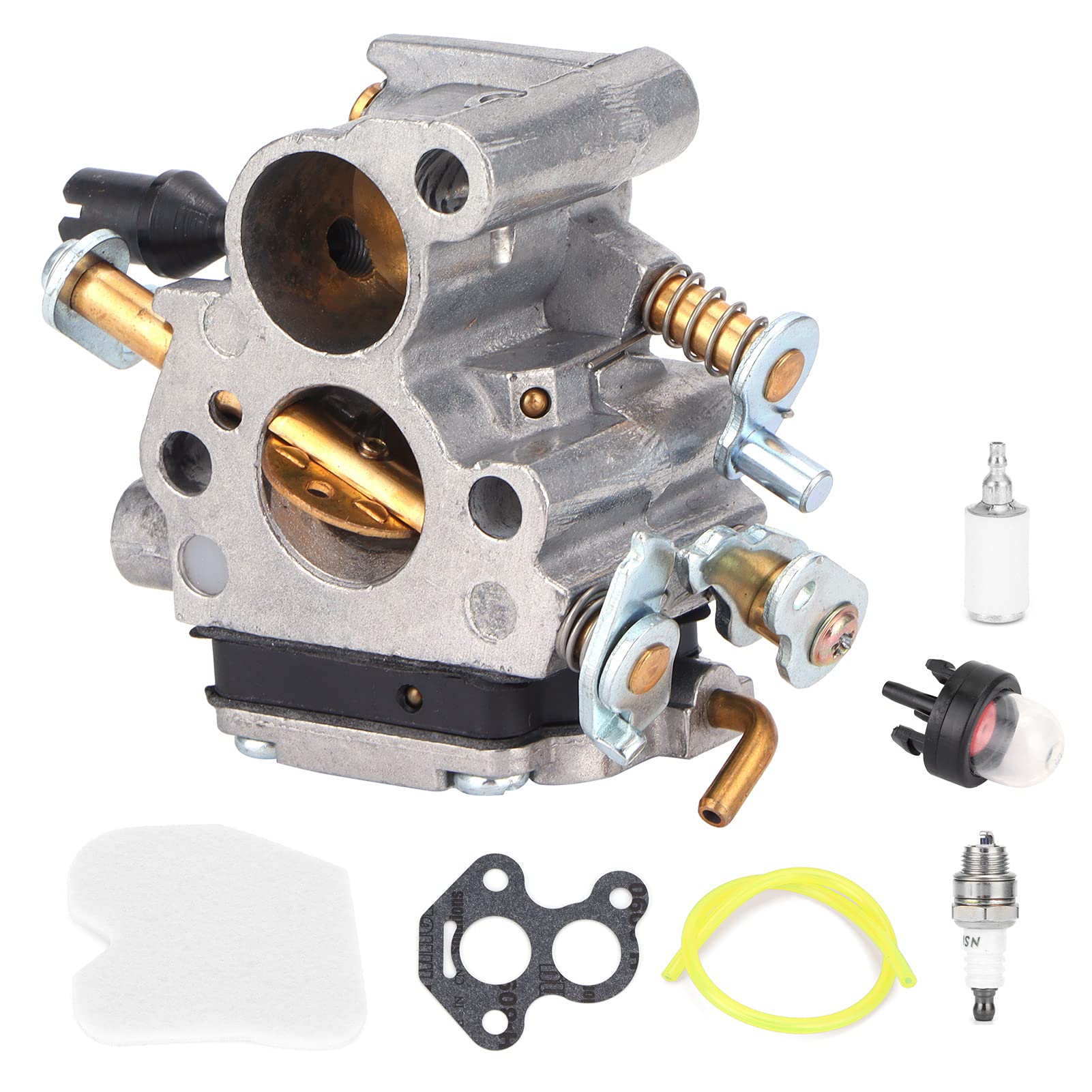 Emoshayoga Carburetor Replacement Kit for Husqvarna 235 235e 236 240 240E Chainsaw - Compatible with Part Numbers 574719402 & 545072601 - Easy Installation Lawn Mower Repair Part - Perfect for DIY Chainsaw Maintenance and Small Engine Repair