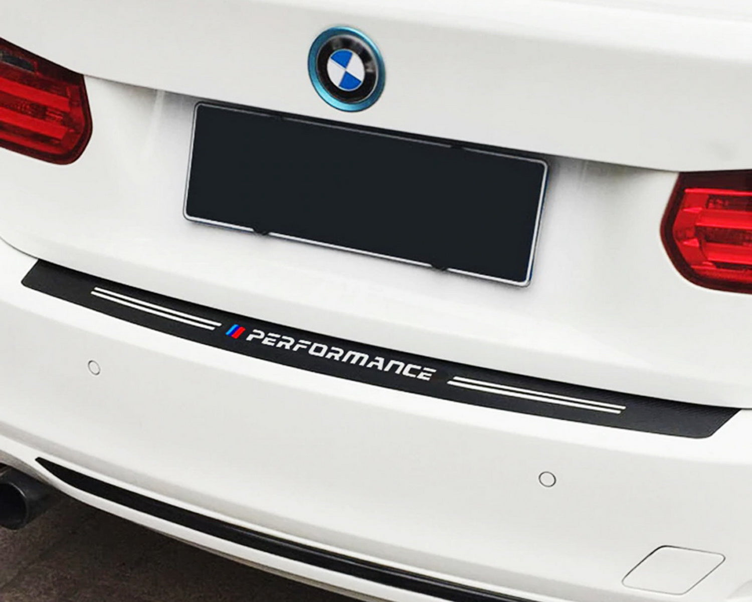 Carbon Fiber Trunk Sill Scratch Protector Vinyl Decal for BMW X1 X2 X3 X4 X5 - 40