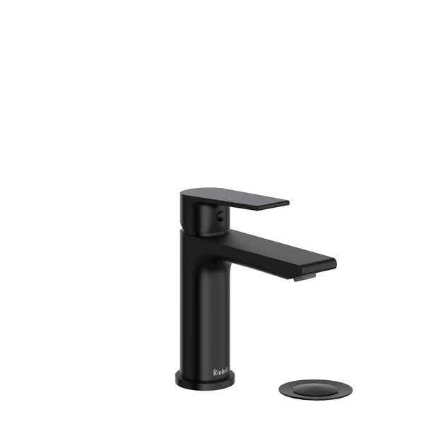 RIOBEL Fresk (FRS01) Single Handle Bathroom Sink Faucet - Chrome, Black, Brushed Nickel Finish | Modern Waterfall Spout for Bathroom Vanity & Powder Room