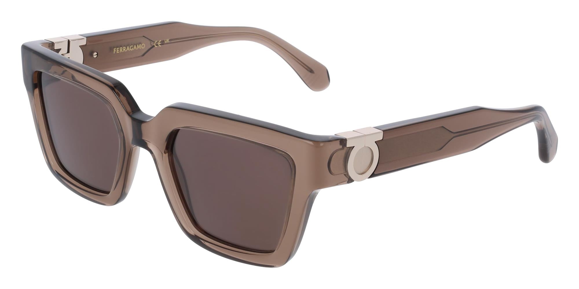 Ferragamo SF2066S Sunglasses - Luxury Polarized Aviator Sunglasses for Men & Women - UV Protection & Fashion Eyewear for Driving, Travel & Outdoor Activities