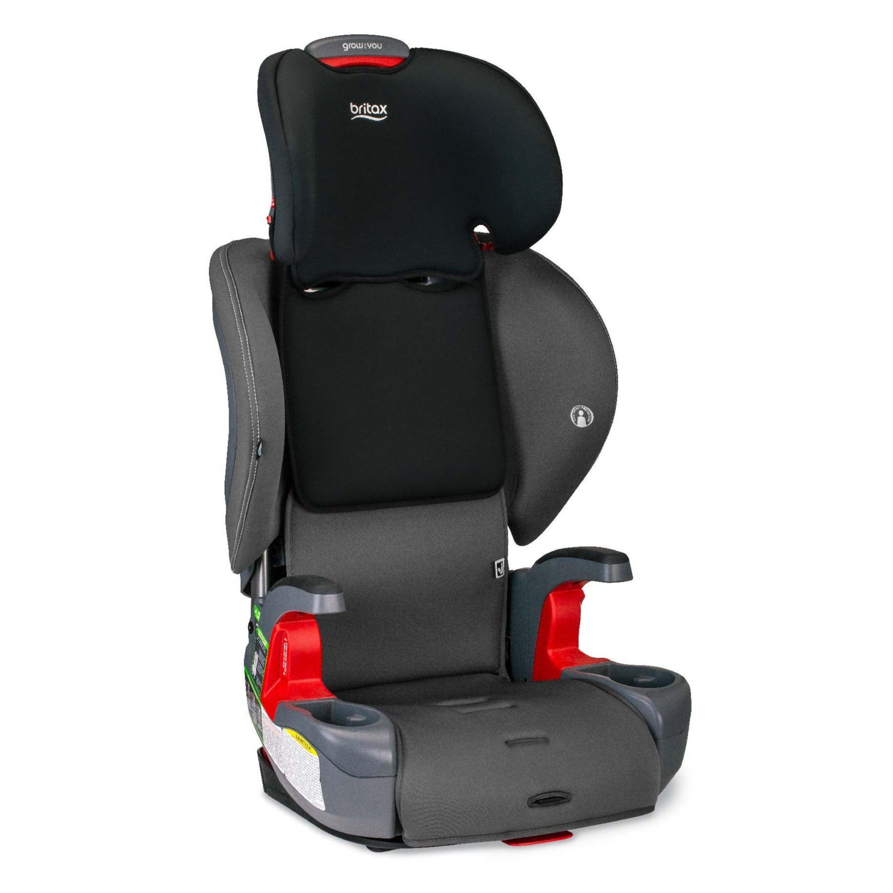 Britax Grow With You Harness 2 Booster Car Seat - Safe Convertible for Toddlers to Big Kids (40-120 lbs) | Perfect for School, Travel & Family Road Trips