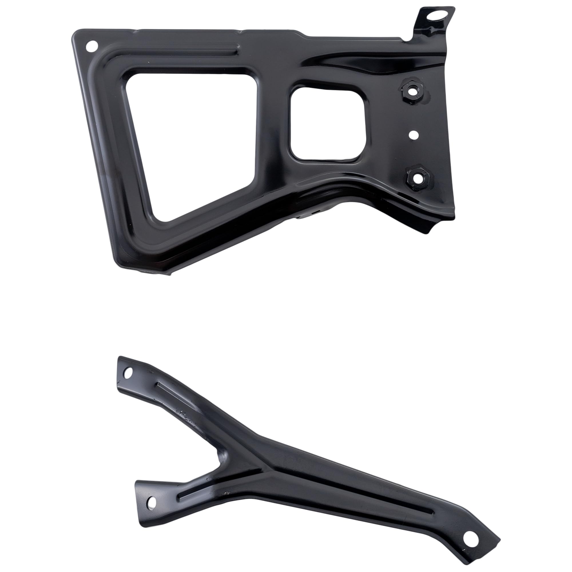 Evan-Fischer Rear Bumper Bracket Replacement for 2009-2010 Dodge Ram 1500 & 2010 Ram 2500 - Driver & Passenger Side - Heavy Duty Truck Accessory for Off-Road & Towing