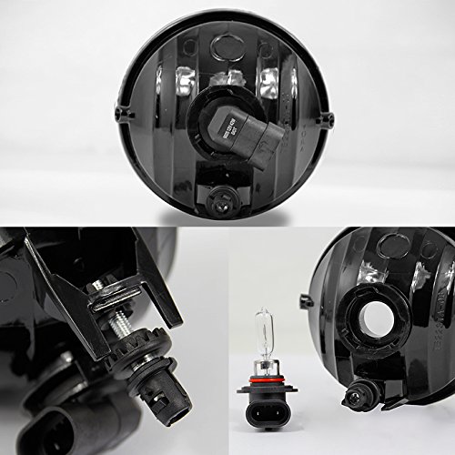 AKKON Chrome Headlights & Clear Fog Lights Kit for 2005-2011 Toyota Tacoma - Direct Replacement Left & Right Pair - Upgrade for Night Driving & Off-Road Adventures