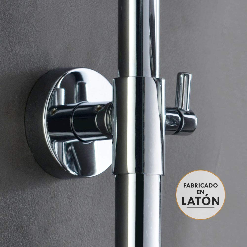 Oxen Vera - Extra Long Column Shower Mixer Faucet with Thermostatic Control - Perfect for Modern Bathroom & Spa Shower Installations