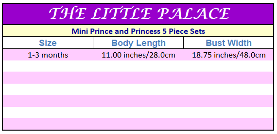 Mini Prince and Princess 5-Piece Baby Clothes Set | Cute Matching Outfits for Twins & Siblings | Perfect for Photoshoots, Birthday Parties & Family Events