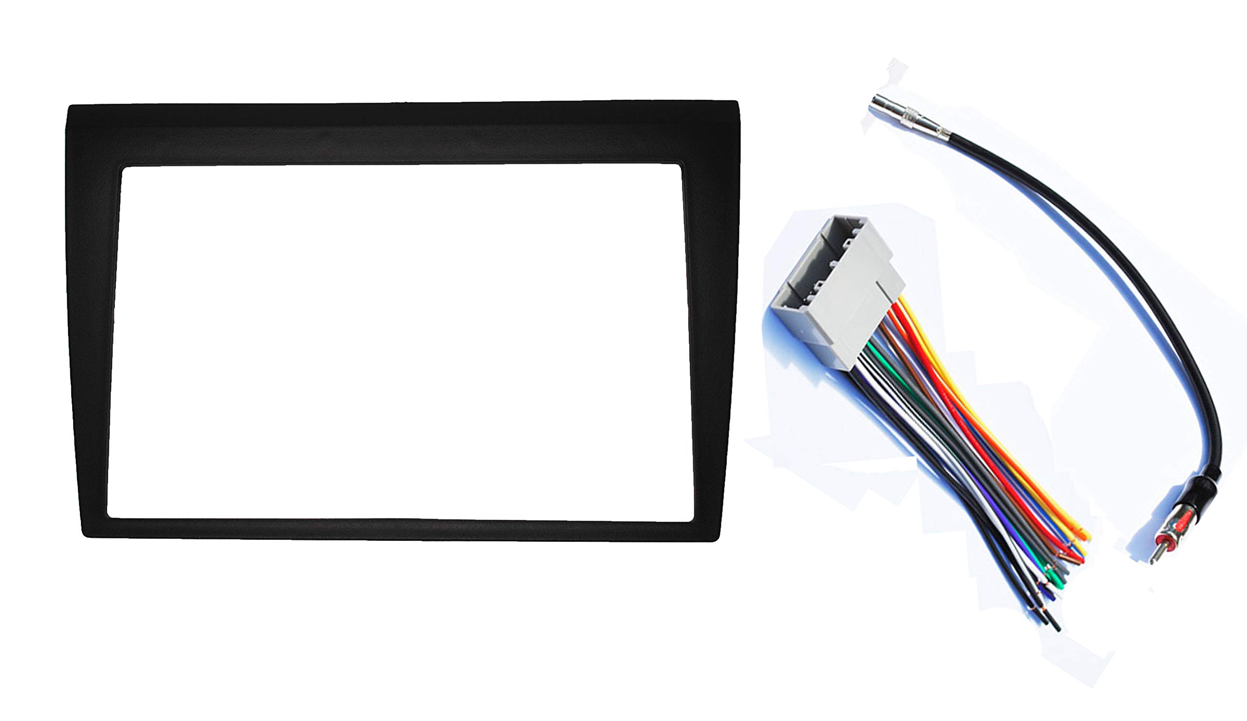 Universal Double Din Car Stereo Dash Kit for 2006-2007 Jeep Commander - Seamless Radio Installation with Custom Fit - Perfect for Upgrading Audio System in Jeep SUVs