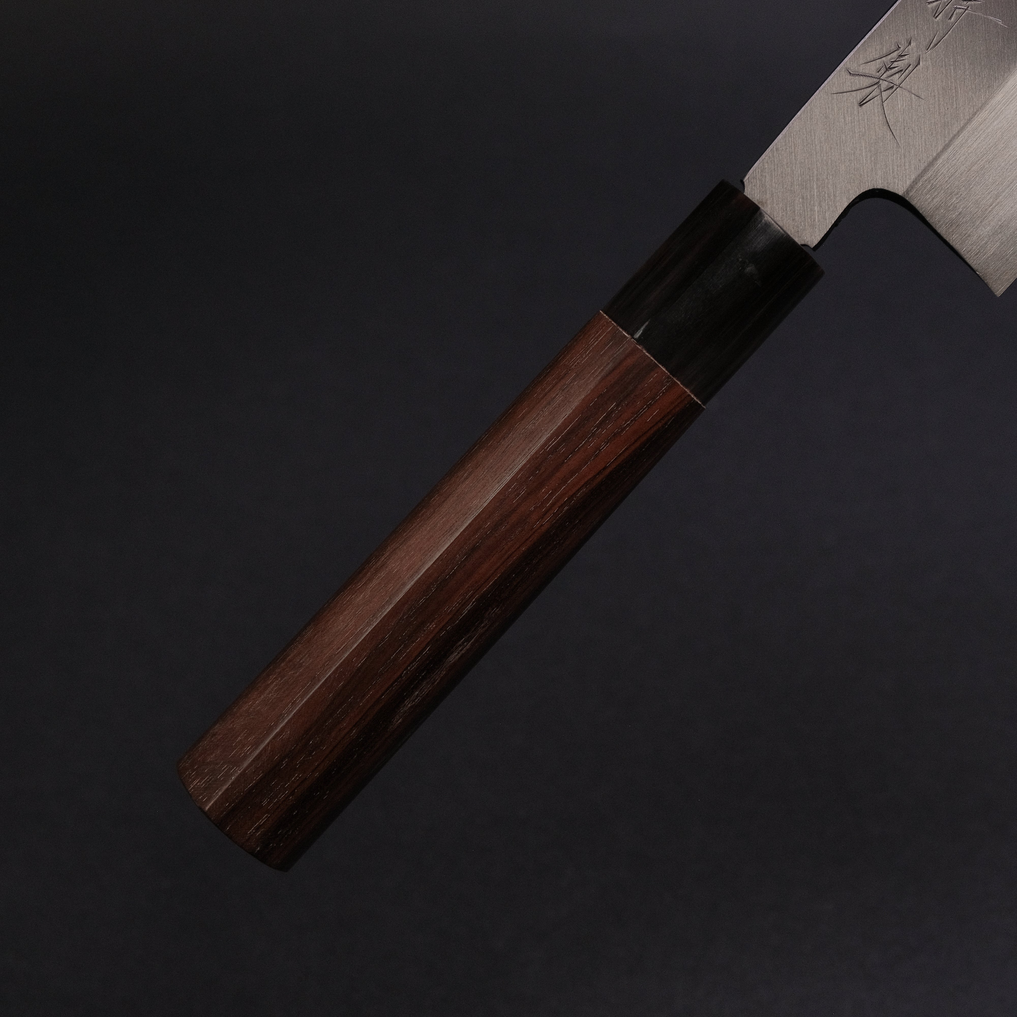 Premium Vintage Honyaki Usuba Knife 210mm - Morihei Hisamoto Japanese Chef Knife with Ebony Handle - Perfect for Sushi, Vegetables & Precision Cutting