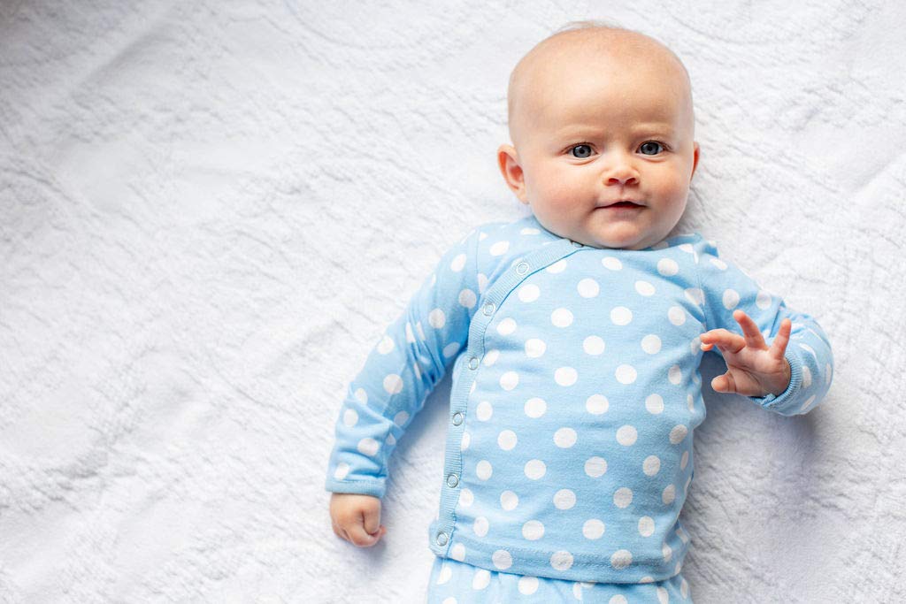 Baby Be Mine Unisex Footed Kimono Set - Soft Cotton Top & Pants Outfit for Newborns (0-24 Months) | Perfect for Baby Shower Gifts, Photo Shoots & Everyday Wear