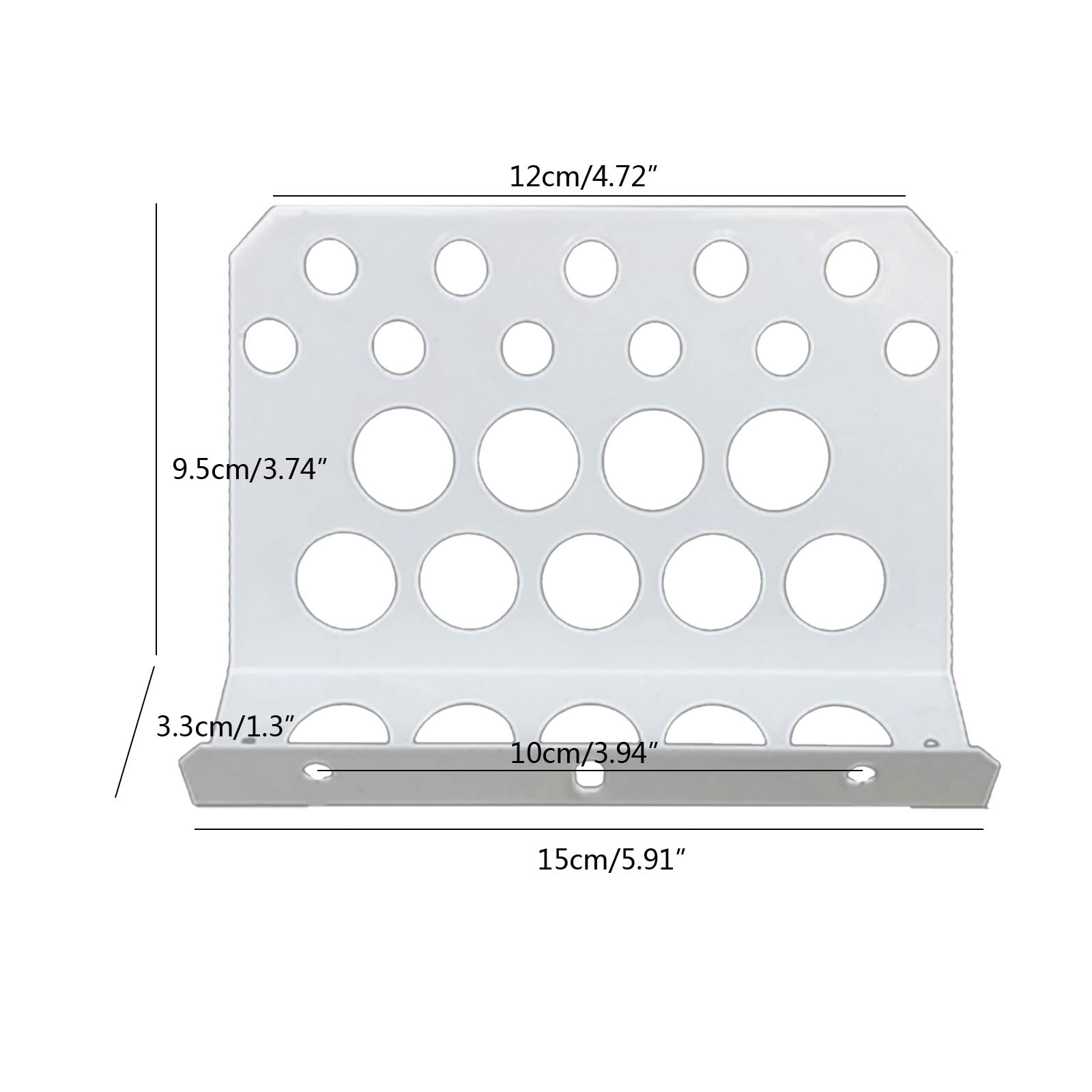 Wireless WiFi Router Shelf - Metal Wall Mount Storage Box with Cable Organizer | Home & Office Network Setup | Perfect for Hiding Cables & Organizing WiFi Routers, Modems, Power Strips