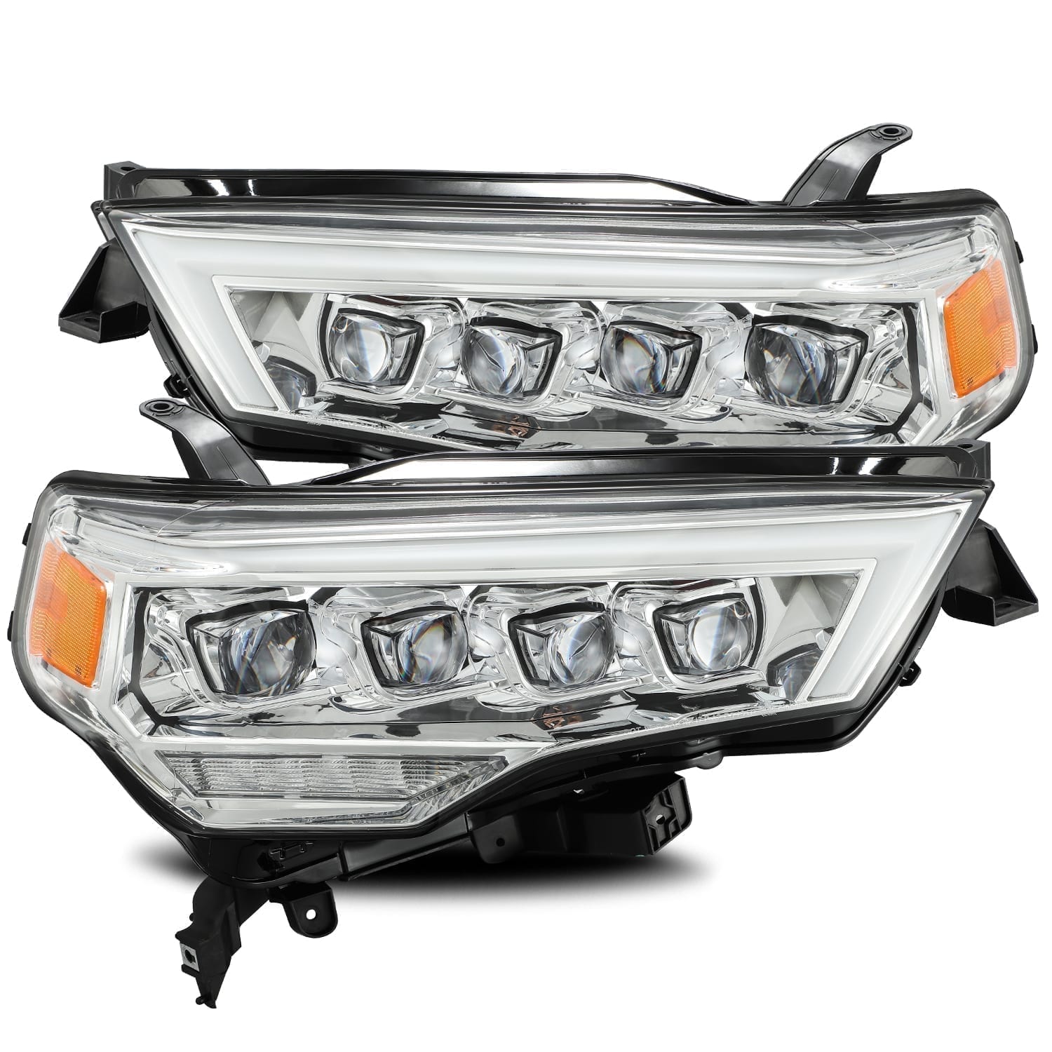 2014-2022 Toyota 4Runner NOVA Series LED Projector Headlights - Chrome Housing - Alpha Rex 880724 - Upgrade for Night Driving & Off-Road Adventures