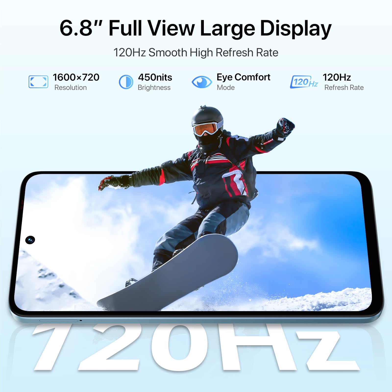 UMIDIGI Note 100A Unlocked Smartphone - 6.8