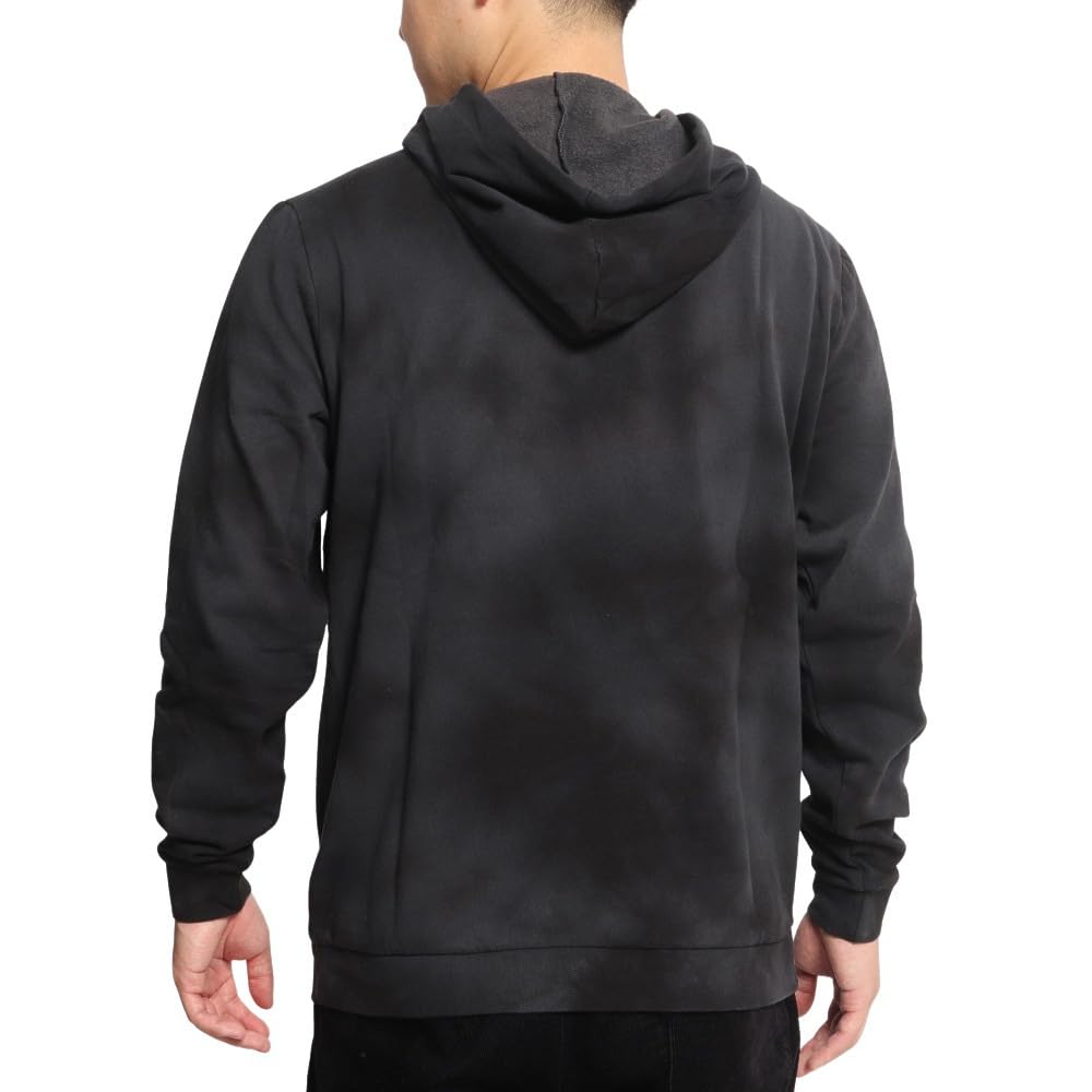 Hurley Fastlane Tie-Dye Summer Pullover Hoodie for Men - Black Medium | Beachwear, Casual Streetwear & Summer Vacation Outfit