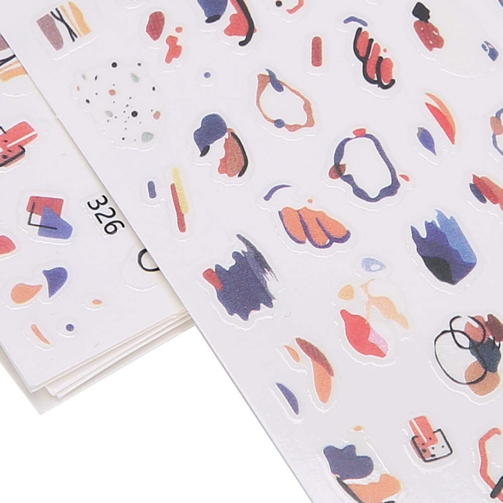 Fashionable Nail Art Stickers for Women - Exquisite Nail Decals with Trendy Patterns | Perfect for DIY Manicures, Parties & Special Occasions
