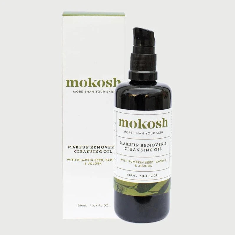 Mokosh Natural Makeup Remover & Cleansing Oil - 100ml Organic Facial Cleanser for Sensitive Skin | Gentle Eye & Face Makeup Removal | Vegan & Cruelty-Free Skincare (Perfect for Travel & Daily Beauty Routine)