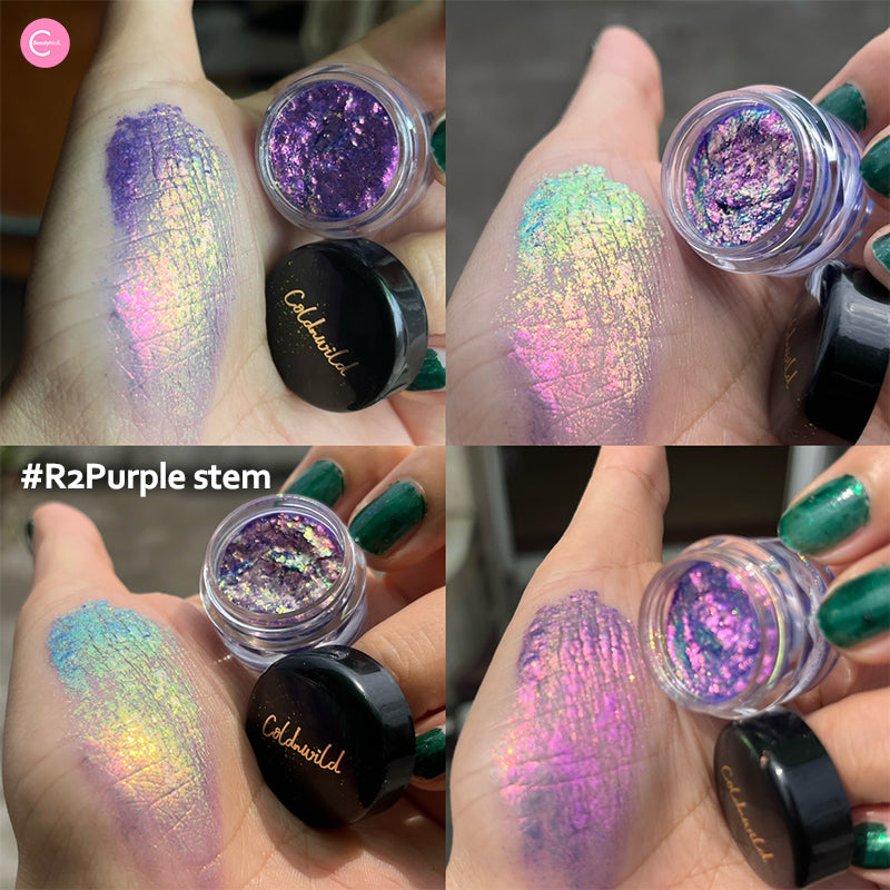 Coldnwild Chameleon Eyeshadow Cream - Long Lasting Metallic & Shimmer Makeup for Party, Halloween & Cosplay (5 Colors) - Perfect for Night Out, Festival & Special Occasions